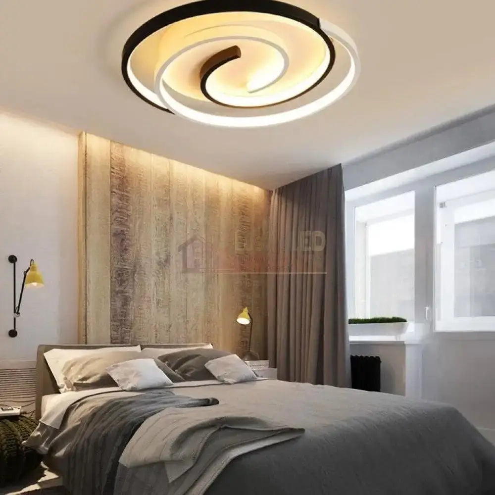 Lustra Led Gruya Ring Echivalent 500W Telecomanda Lighting Fixtures