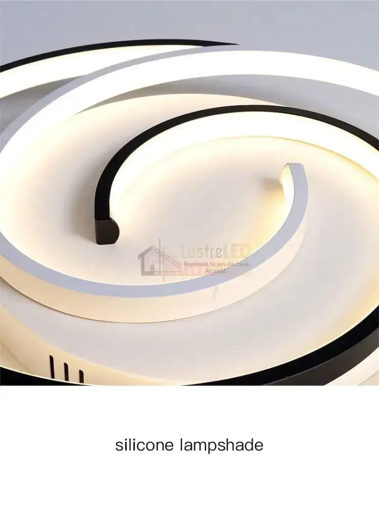 Lustra Led Gruya Ring Echivalent 500W Telecomanda Lighting Fixtures