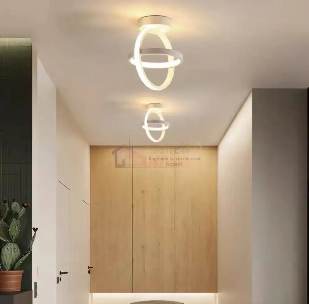 Lustra Led 23W Infinity Rings 3 Functii Led Ceiling Light