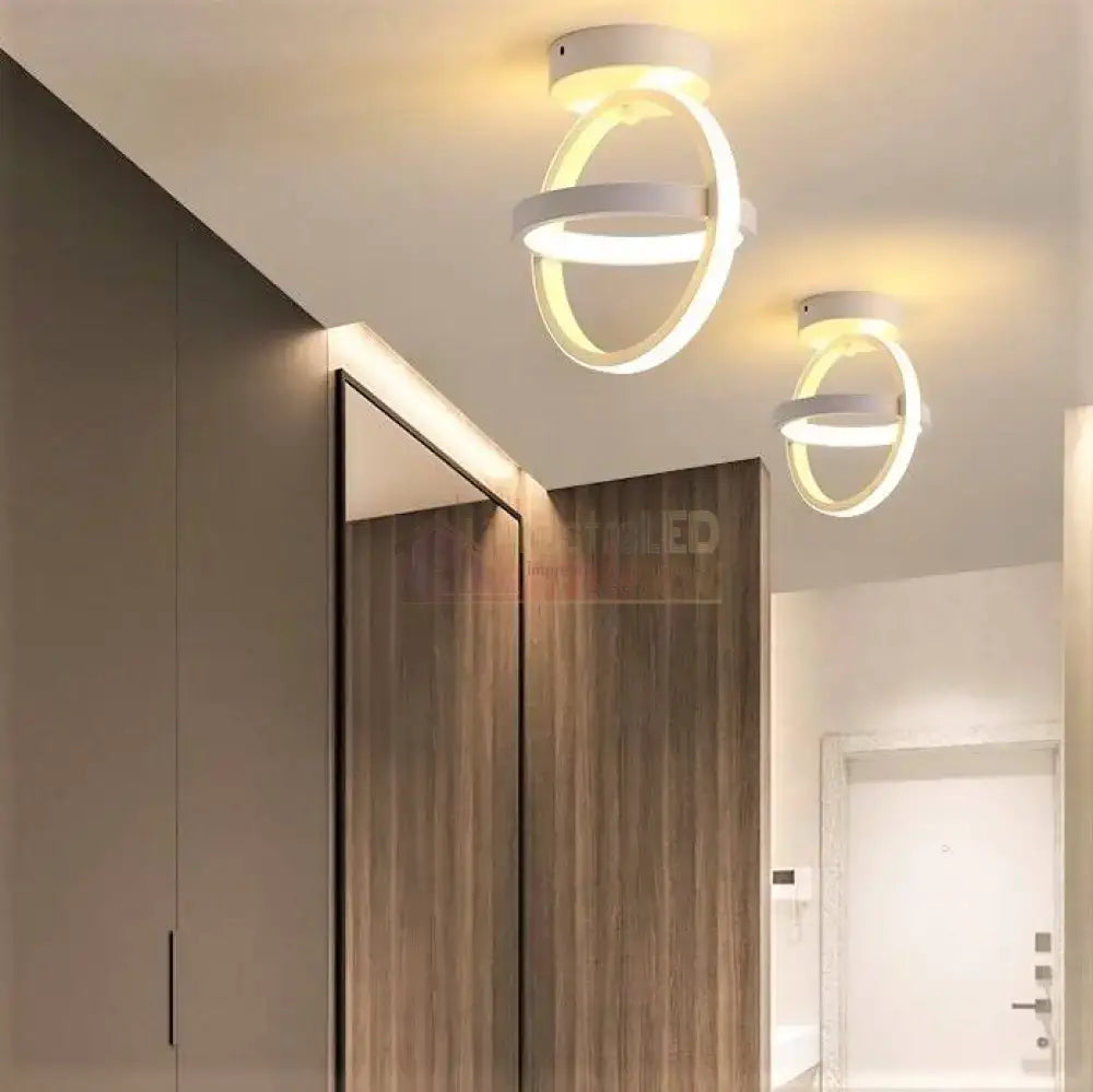 Lustra Led 23W Infinity Rings 3 Functii Led Ceiling Light