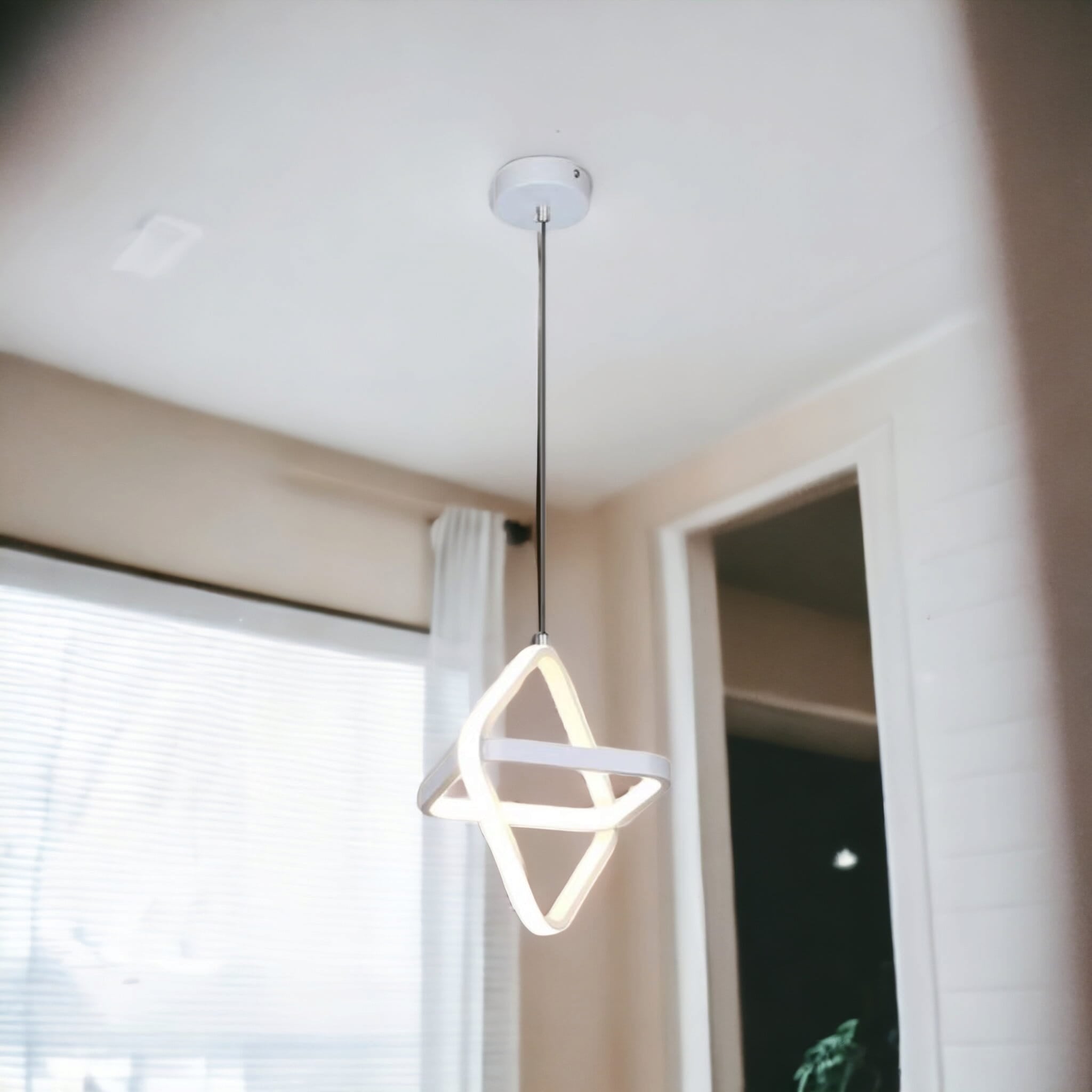 Lustra LED Suspendata INFINITY SQUARE Echivalent 200W