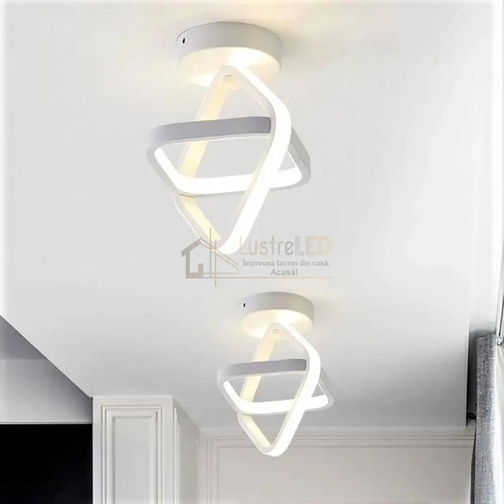 Lustra Led 26W Infinity Square 3 Functii Led Ceiling Light