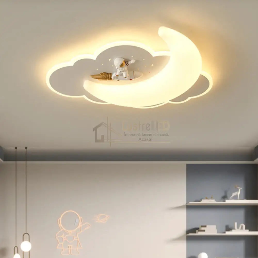 Lustra LED Kids Astronaut Echivalent 600W Telecomanda lustreled.ro