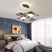 Lustra LED Suspendata 96W Kids Air Force Echivalent 400W Telecomanda