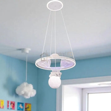 Lustra LED KIDS Suspendata Teddy Bear Echivalent 650W Telecomanda