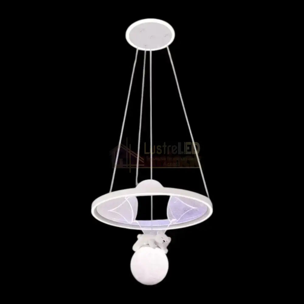 Lustra LED KIDS Suspendata Teddy Bear Echivalent 650W Telecomanda GRI / KIDS Lighting Fixtures