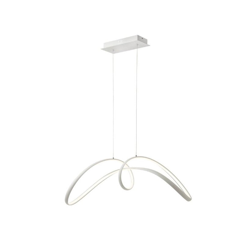 Lustra LED 108W Suspendata Eliptic White SMART