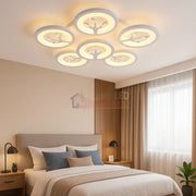 Lustra LED LEAVES Echivalent 500W Telecomanda Lighting Fixtures