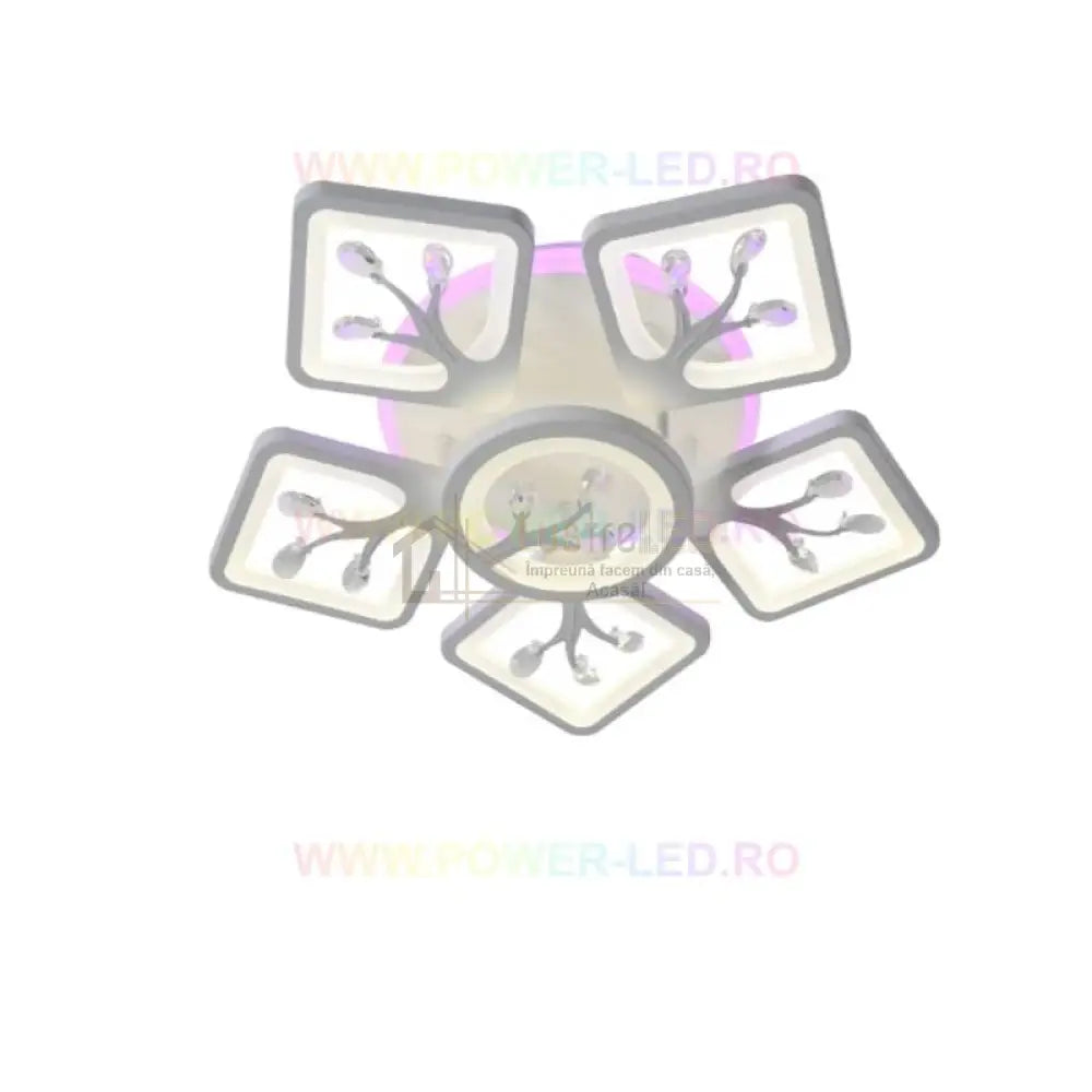 Lustra Led 152W Leaves Rgb Telecomanda Lighting Fixtures