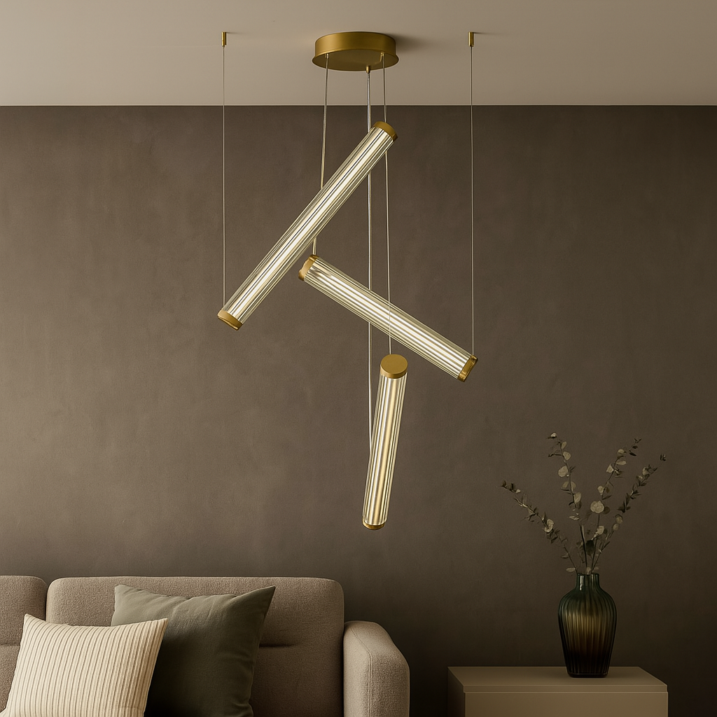 Lustra LED Smart Telecomanda Lucente Dimos