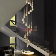 Lustra LED Luxury Crystal Flowing Tears lustreled.ro