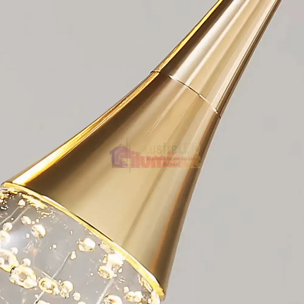 Lustra LED Luxury Crystal Flowing Tears lustreled.ro
