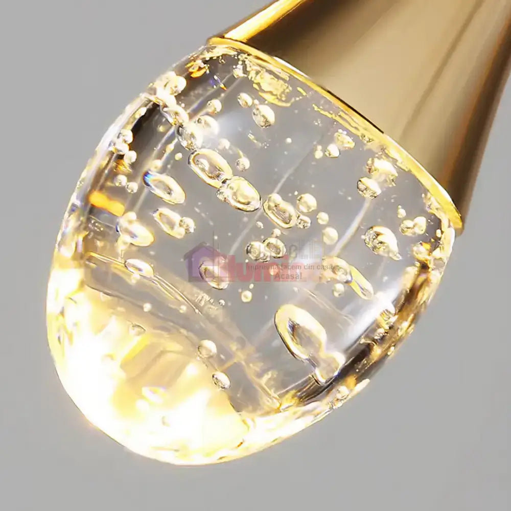 Lustra LED Luxury Crystal Flowing Tears lustreled.ro