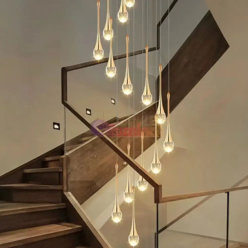 Lustra LED Luxury Crystal Flowing Tears lustreled.ro