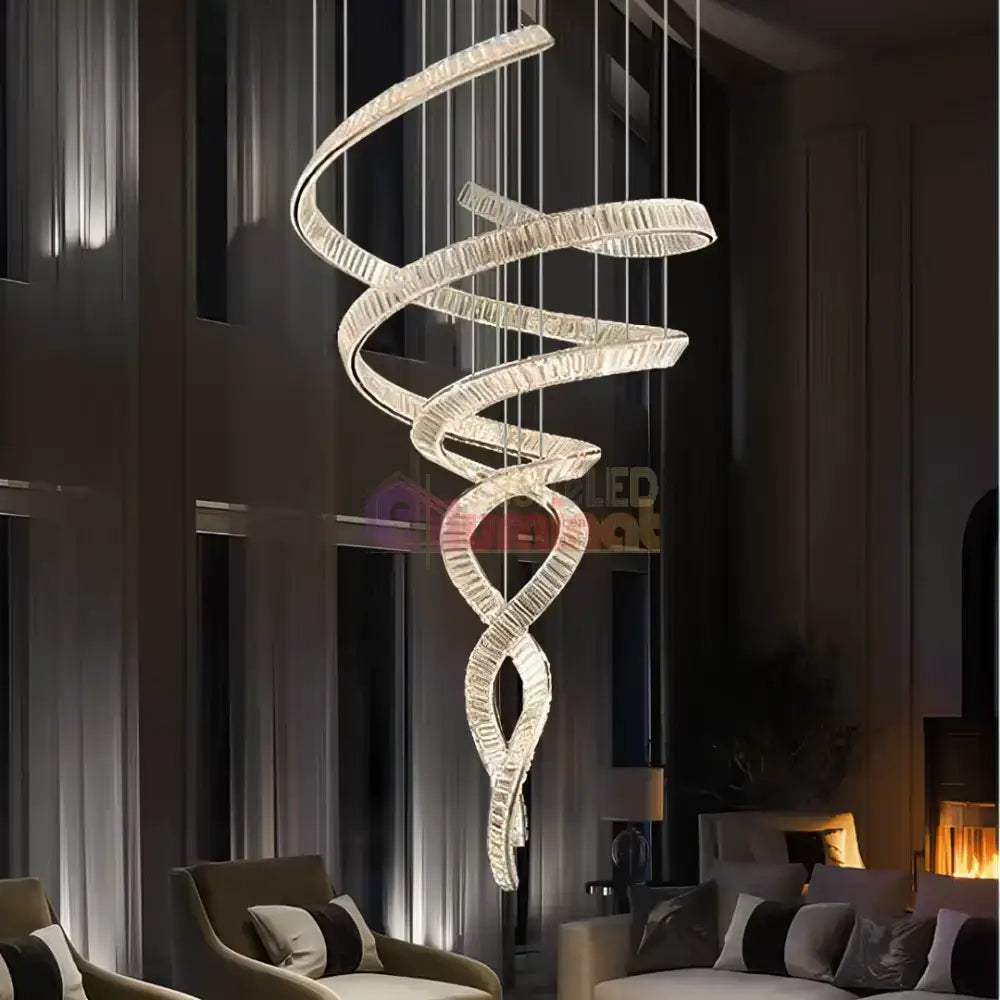 Lustra LED LUXURY Crystal Miravon lustreled.ro