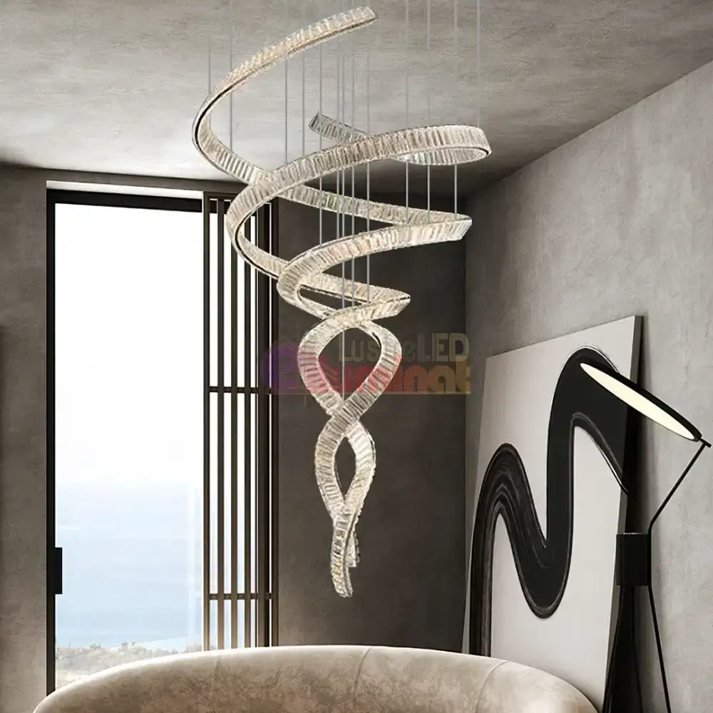 Lustra LED LUXURY Crystal Miravon lustreled.ro