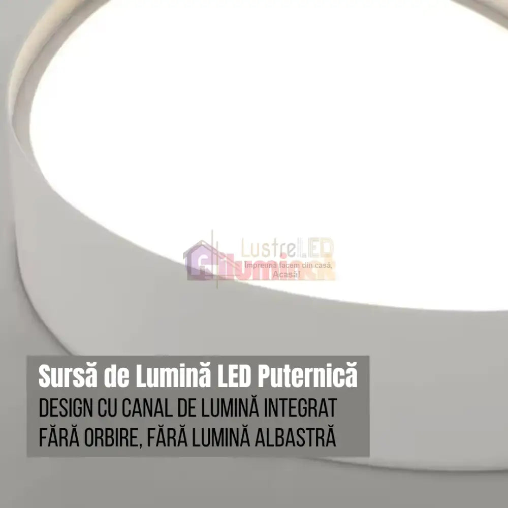 Lustra LED Luxury RISE Echivalent 600W Telecomanda lustreled.ro