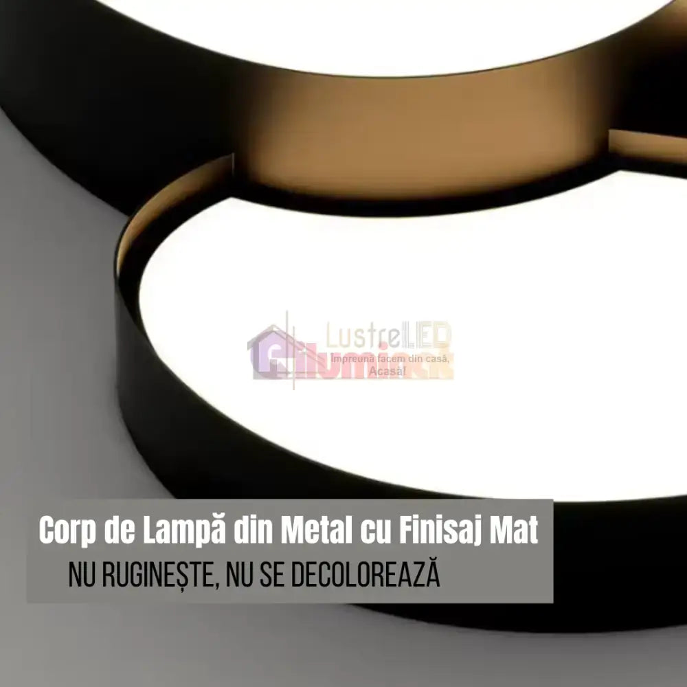Lustra LED Luxury RISE Echivalent 600W Telecomanda lustreled.ro