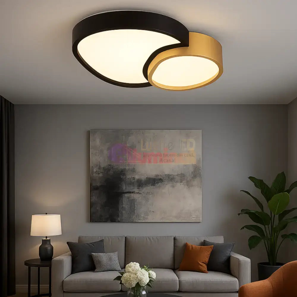 Lustra LED Luxury RISE Echivalent 600W Telecomanda lustreled.ro
