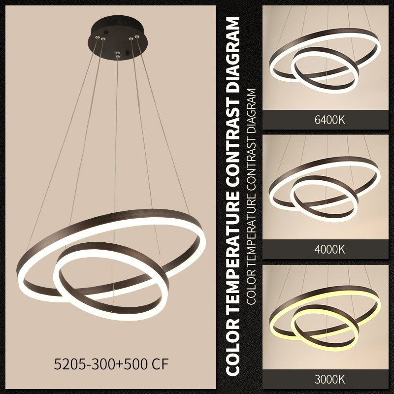 Lustra Led Wonderland Maro 2 Segmente Echivalent 400W Lighting Fixtures