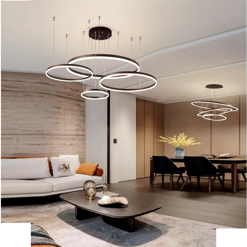 Lustra LED 204W WONDERLAND BROWN 4 Segmente Mobile Telecomanda