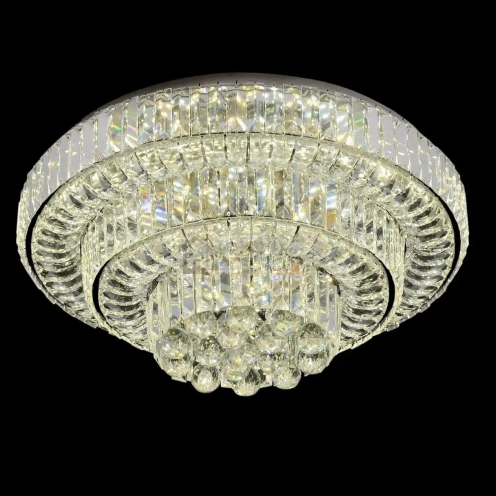 Lustra LED Maxi Klyra CRISTAL Echivalent 600W Telecomanda lustreled.ro