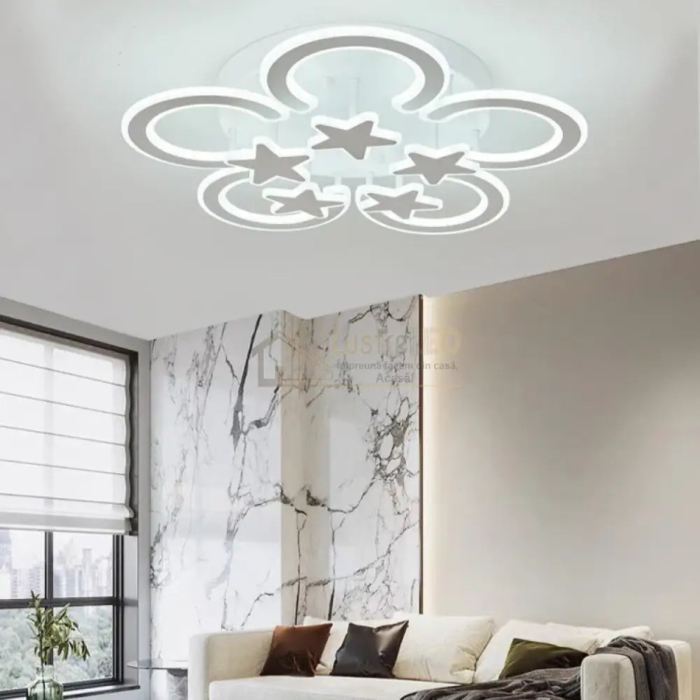 Lustra LED Maxi Moonlight Dreams Echivalent 800W Telecomanda lustreled.ro