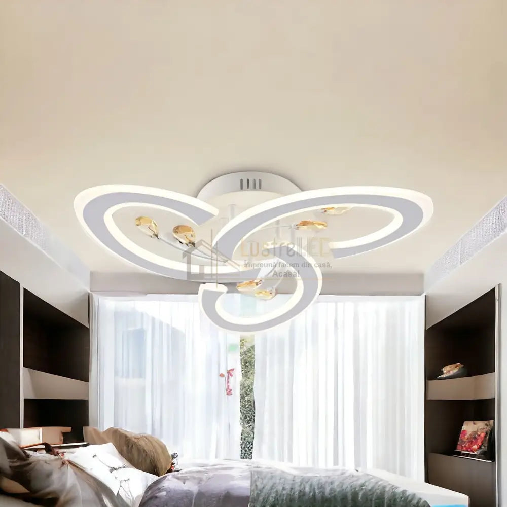 Lustra Led 72W Mini Anna Telecomanda Echivalent 300W Led Ceiling Light