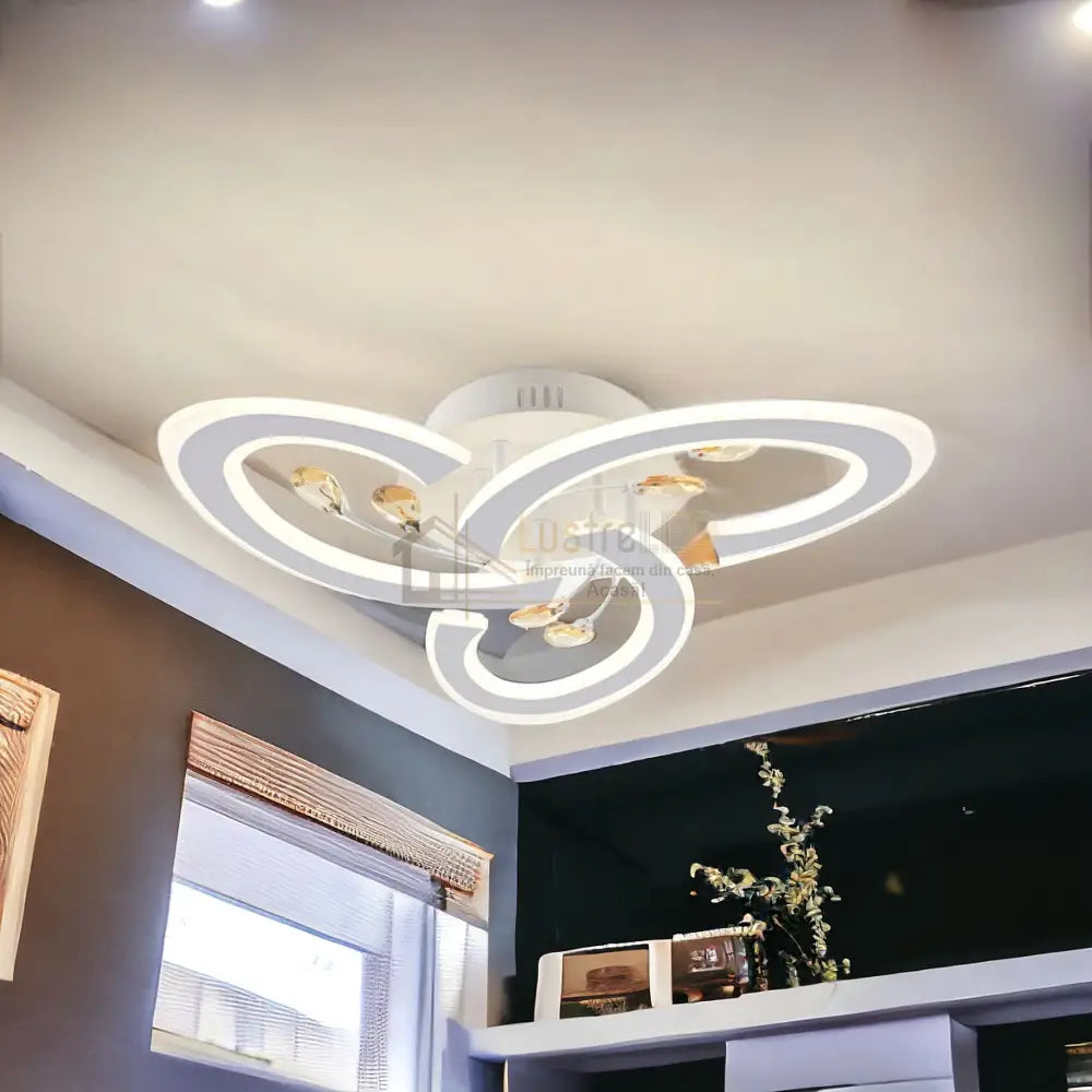 Lustra Led 72W Mini Anna Telecomanda Echivalent 300W Led Ceiling Light