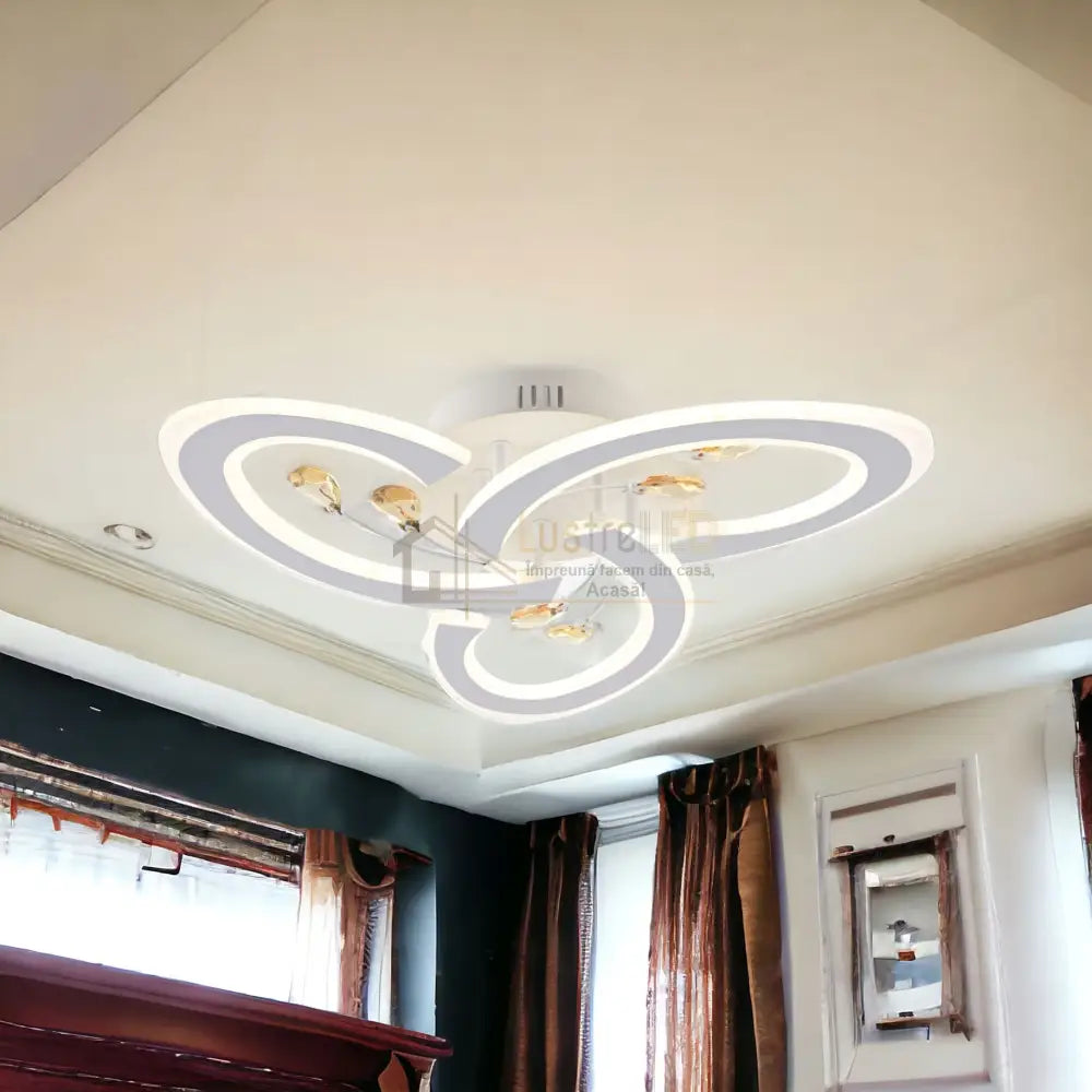 Lustra Led 72W Mini Anna Telecomanda Echivalent 300W Led Ceiling Light