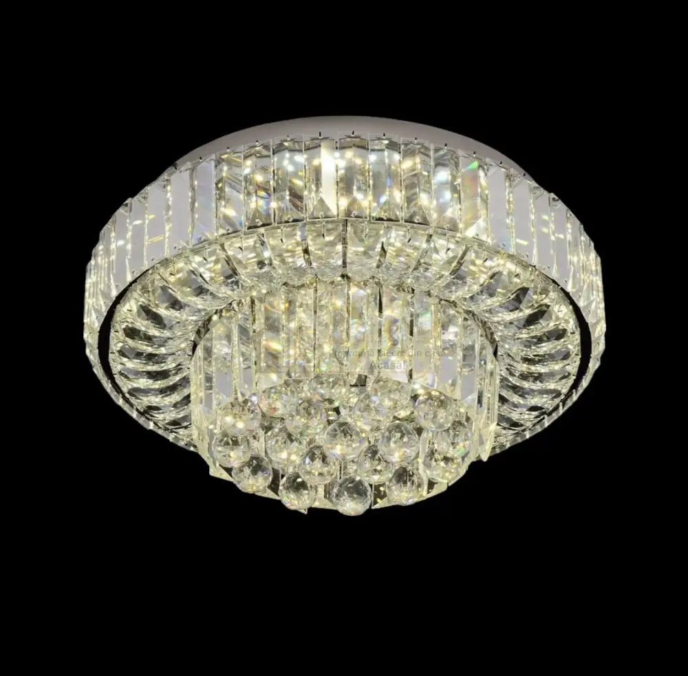 Lustra LED Mini Klyra CRISTAL Echivalent 400W Telecomanda lustreled.ro