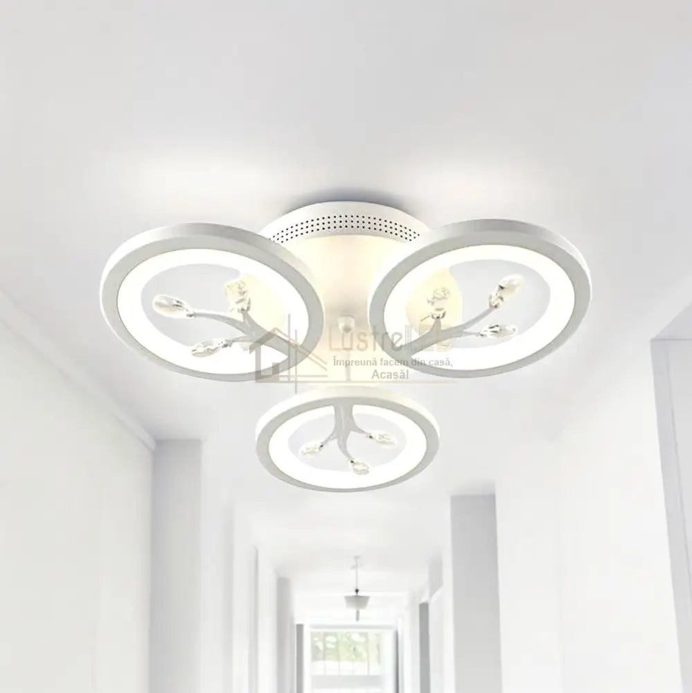 Lustra Led Mini Leaves Telecomanda Echivalent 300W Lighting Fixtures
