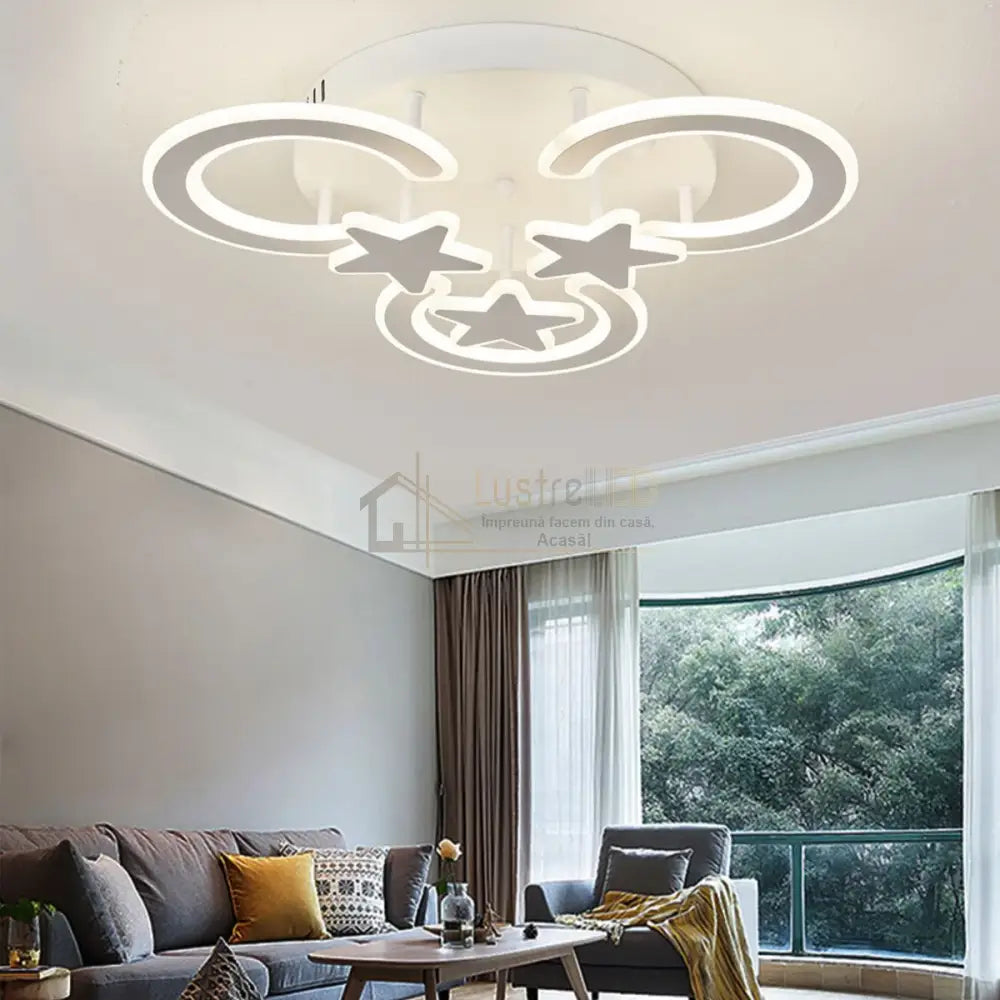 Lustra LED Mini Moonlight Dreams Echivalent 500W Telecomanda lustreled.ro