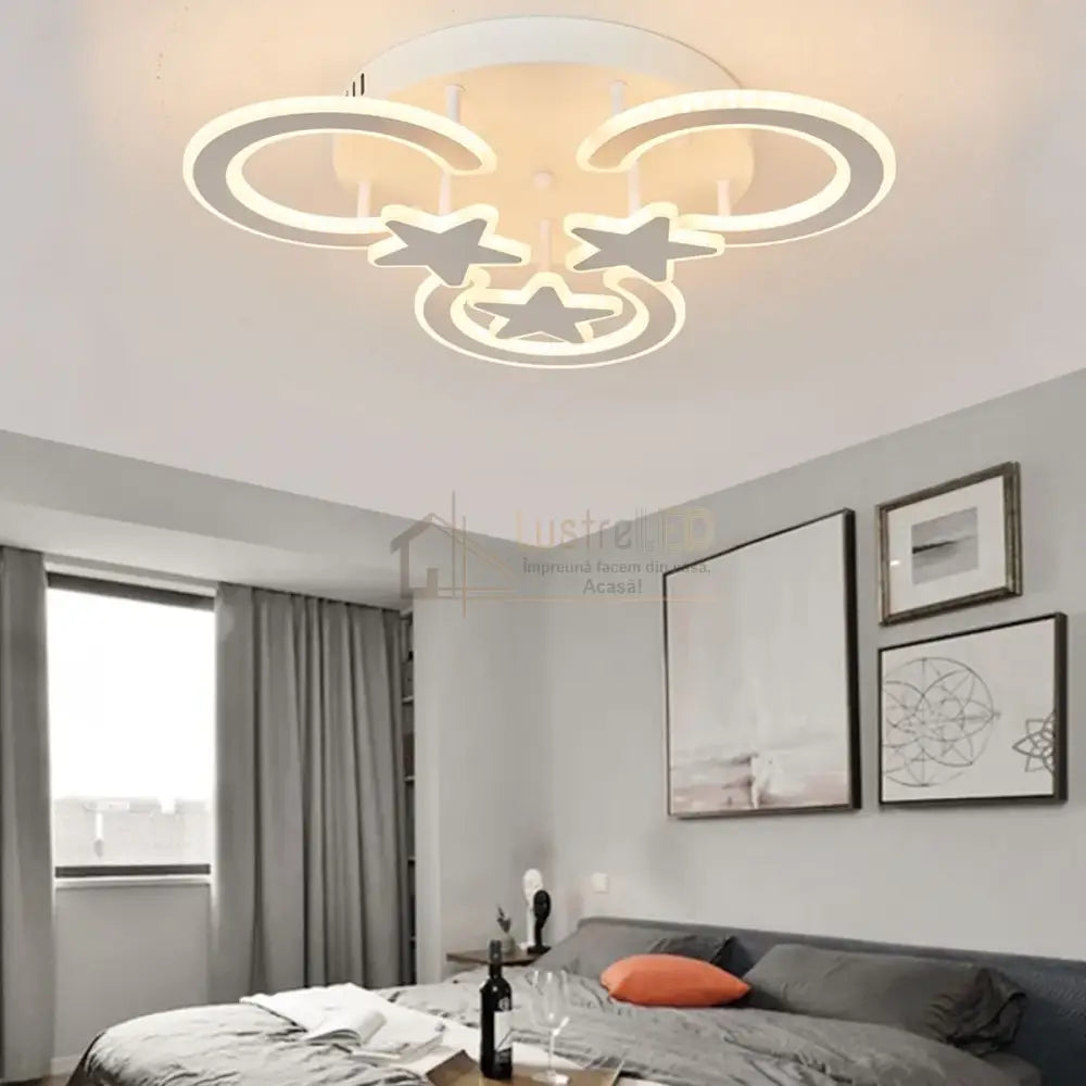 Lustra LED Mini Moonlight Dreams Echivalent 500W Telecomanda lustreled.ro