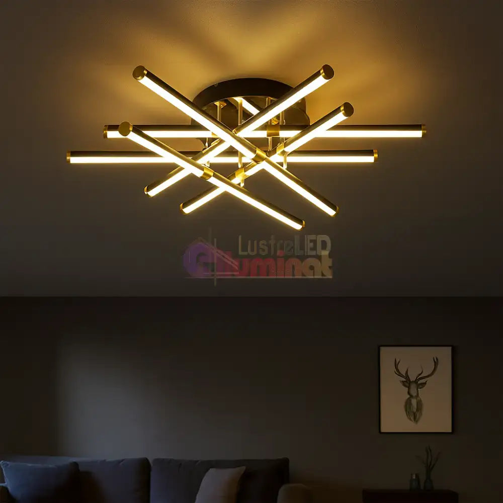 Lustra LED 6 LINES Design Round 9802/6 lustreled.ro