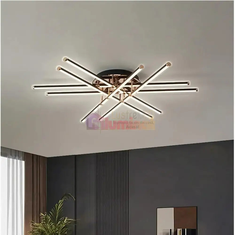 Lustra LED 6 LINES Design Round 9802/6 lustreled.ro