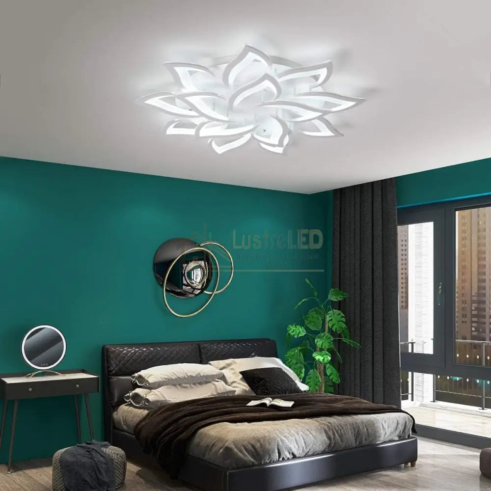 Lustra Led Narcisse Gigant Telecomanda Echivalent 1200W Ceiling Light Fixtures