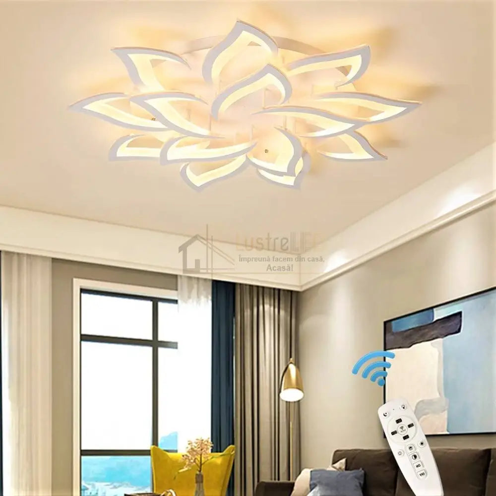 Lustra Led 280W Narcisse Gigant Telecomanda Ceiling Light Fixtures