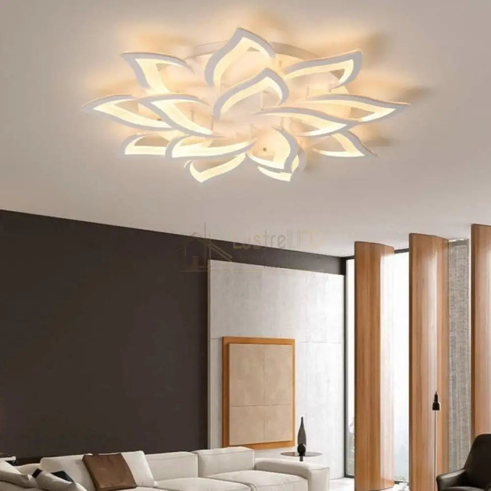Lustra Led Narcisse Gigant Telecomanda Echivalent 1200W Ceiling Light Fixtures