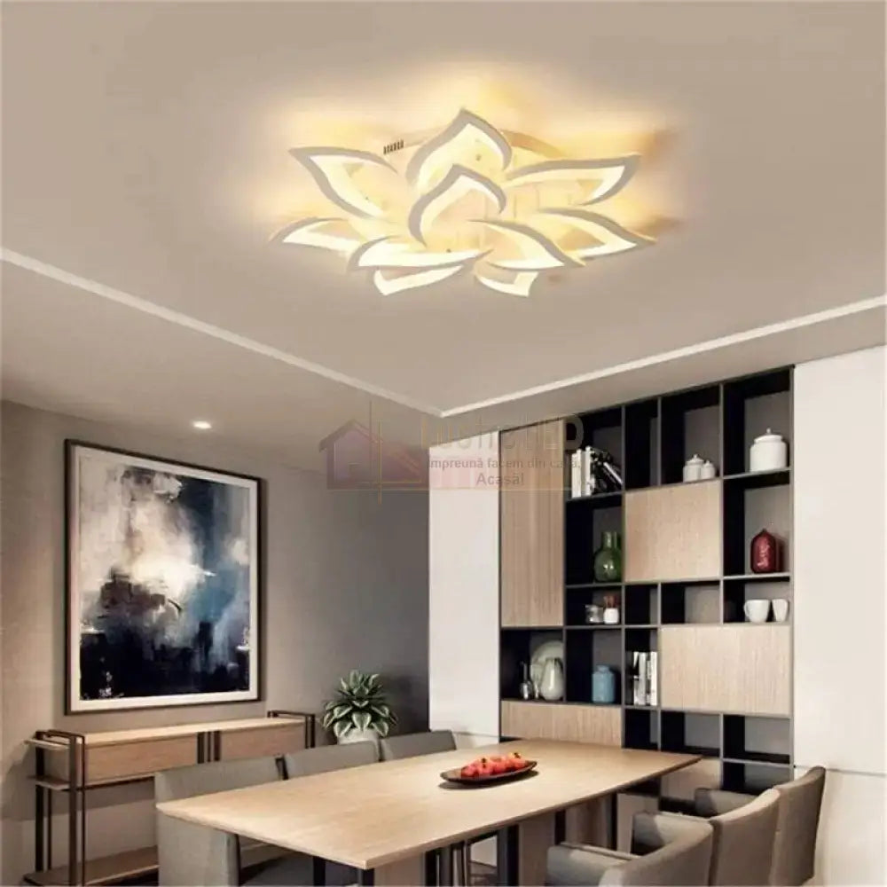 Lustra Led 162W Narcisse Grande Telecomanda Lighting Fixtures