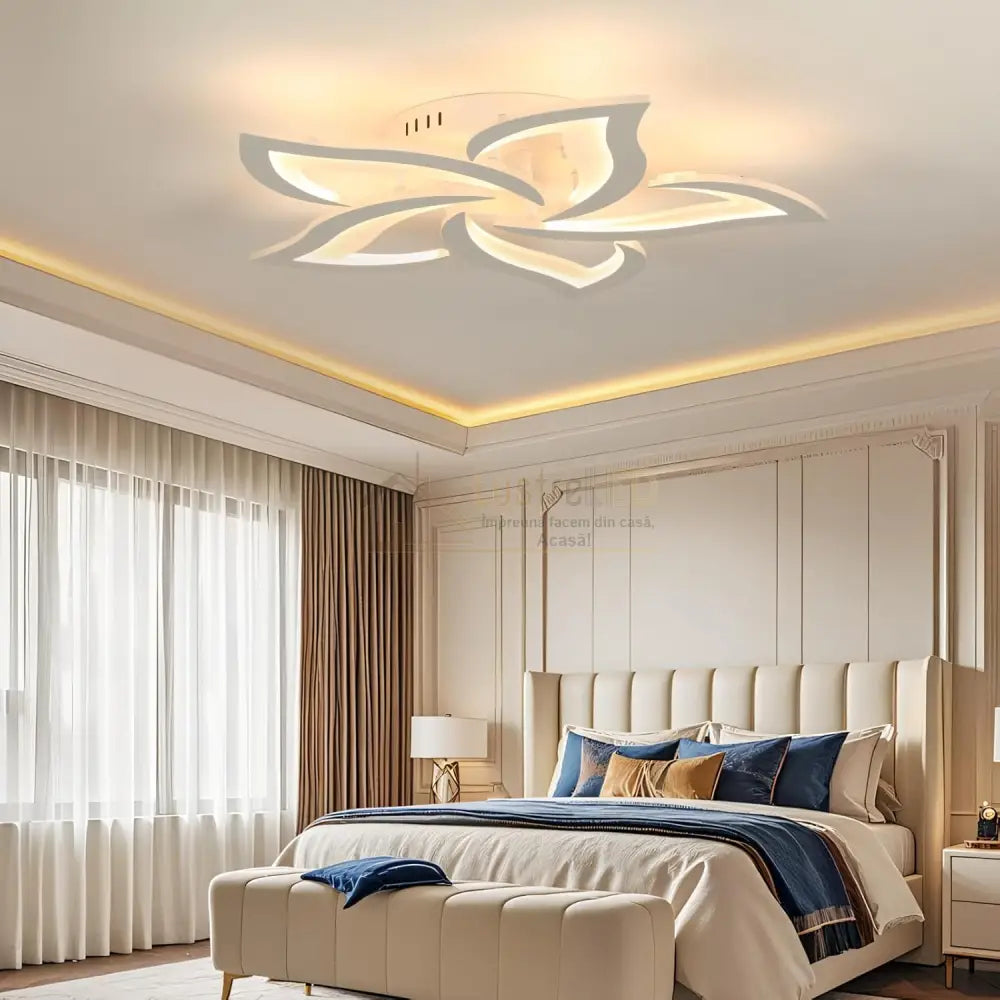 Lustra Led Narcisse Telecomanda Echivalent 500W Lighting Fixtures