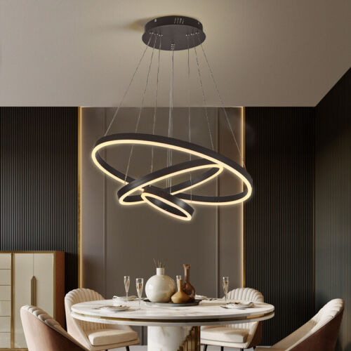 Lustra LED WONDERLAND Black 3 Segmente Echivalent 600W