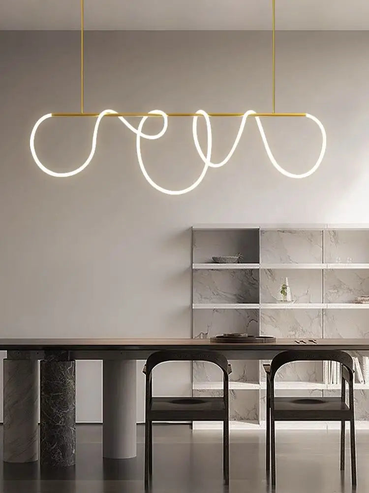 Lustra Led 120W Stil Nordic Light Tube 1300Mm Lighting Fixtures
