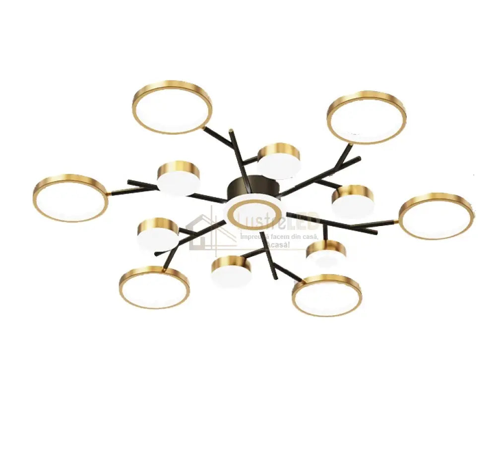 Lustra Led 246W Nordic Style Echivalent 1000W Telecomanda Led Ceiling Light