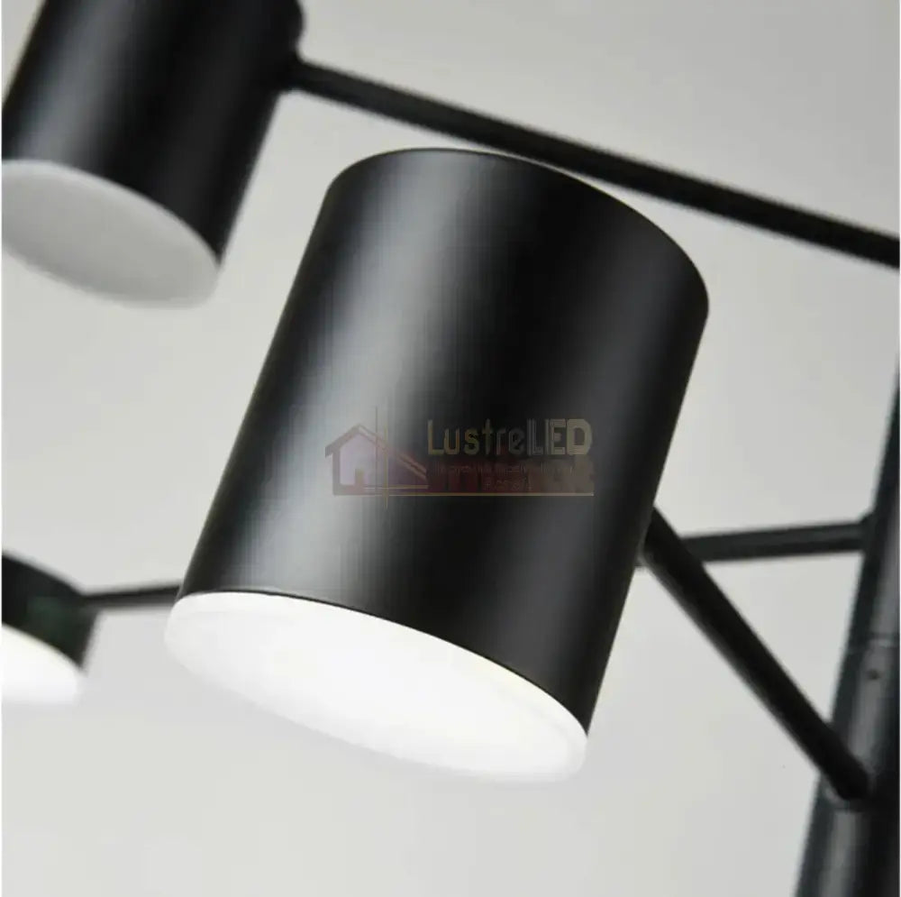 Lustra LED Suspendata Zeyra Black Echivalent 1000W Telecomanda Lighting Fixtures