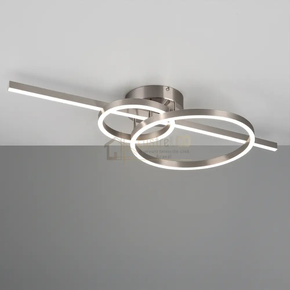 Lustra LED Premium MONTILLA Nichel Chrome Echivalent 600W lustreled.ro