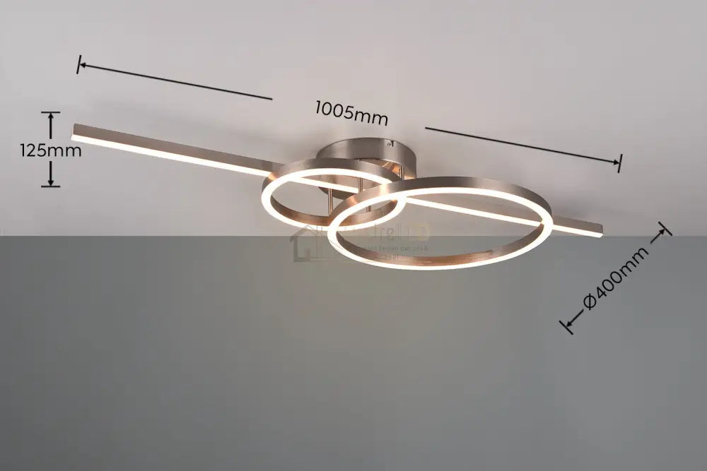 Lustra LED Premium MONTILLA Nichel Chrome Echivalent 600W lustreled.ro