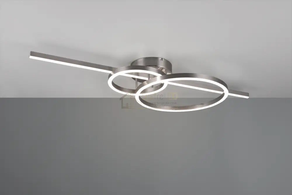 Lustra LED Premium MONTILLA Nichel Chrome Echivalent 600W lustreled.ro