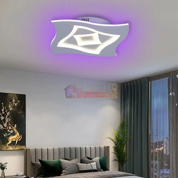 Lustra LED RGB HERA Echivalent 200W Telecomanda lustreled.ro