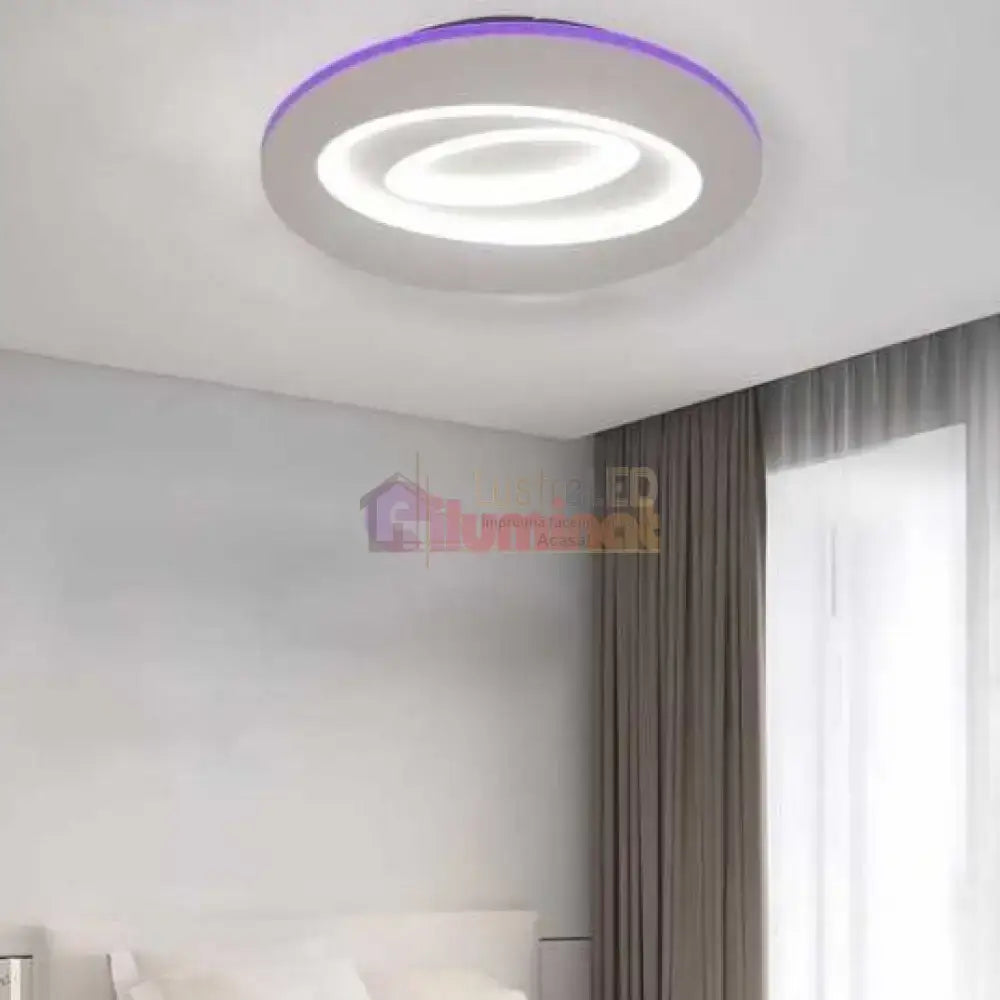 Lustra LED RGB NOVA Echivalent 200W Telecomanda 40CM / CIRCLE DESIGN Lighting Fixtures